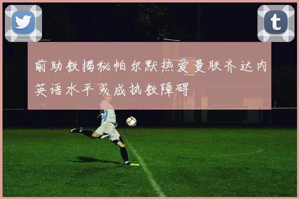 前助教揭秘帕尔默热爱曼联齐达内英语水平或成执教障碍